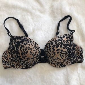 MAIDENFORM leopard print push up bra 36B